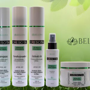 kit Crescita - Tratamento e Hidratação a Base de Extratos Naturais.